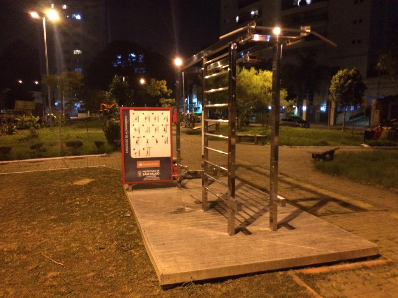 Academia ao ar livre beneficiará a comunidade do Jabaquara