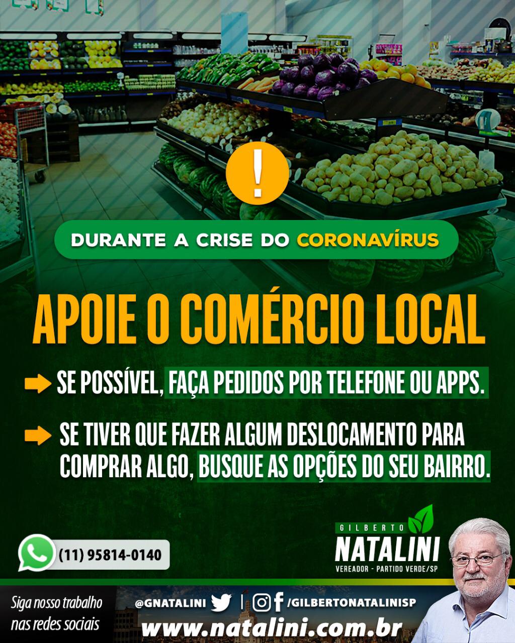 Banner: Apoie o comércio local