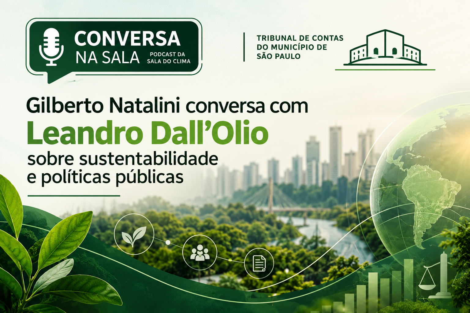 Gilberto Natalini conversa com Leandro Dall’Olio sobre sustentabilidade e políticas públicas